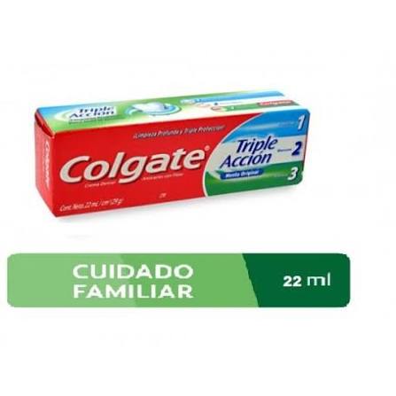 PASTA DENTAL COLGATE TRIPLE ACCION 22 G