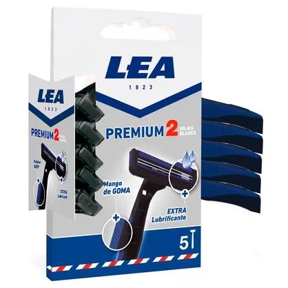 PRESTOBARBA LEA  DOBLE HOJA - PACK X 5 UNID.