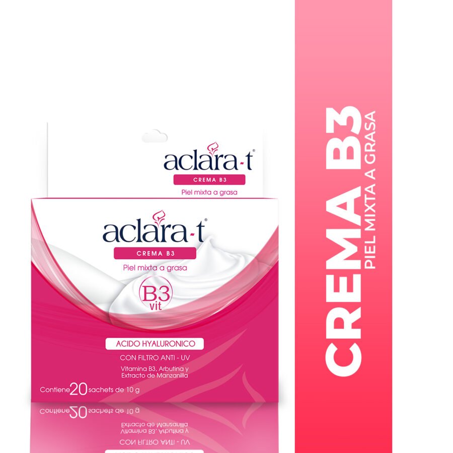 CREMA ACLARA-T B3 ( PIEL MIXTA A GRASA )