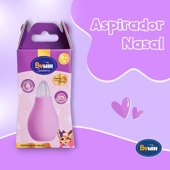 ASPIRADOR NASAL DE SILICONA ROSADO