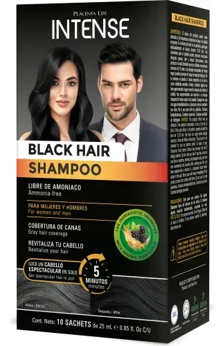 SHAMPOO TINTE NEGRO EN PLACENTA INTENSE